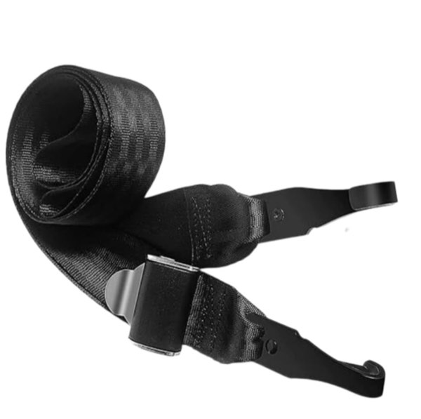 1 Pcs Universal Latch Interface Strap Pads Passenger Car Kid Seat Fixing Straps Latch Connector Cover (Black)